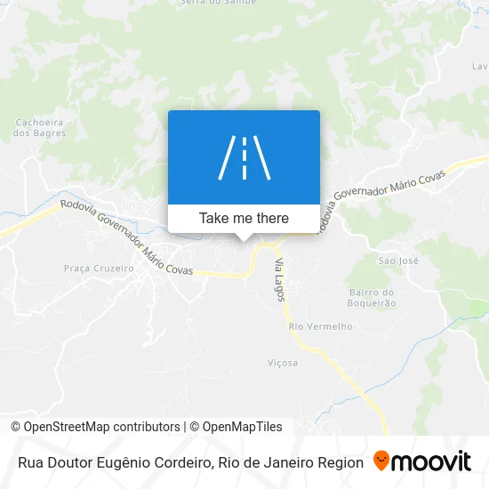 Rua Doutor Eugênio Cordeiro map