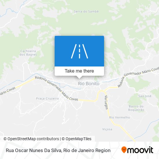 Mapa Rua Oscar Nunes Da Silva