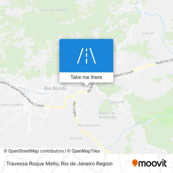 Travessa Roque Mello map