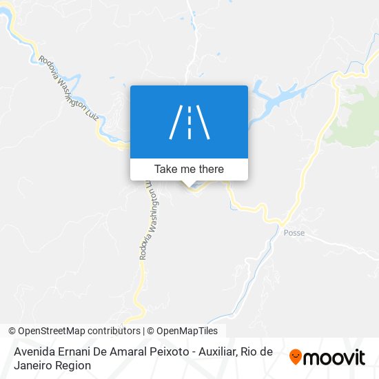 Mapa Avenida Ernani De Amaral Peixoto - Auxiliar