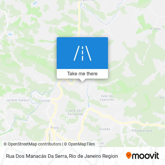 Rua Dos Manacás Da Serra map