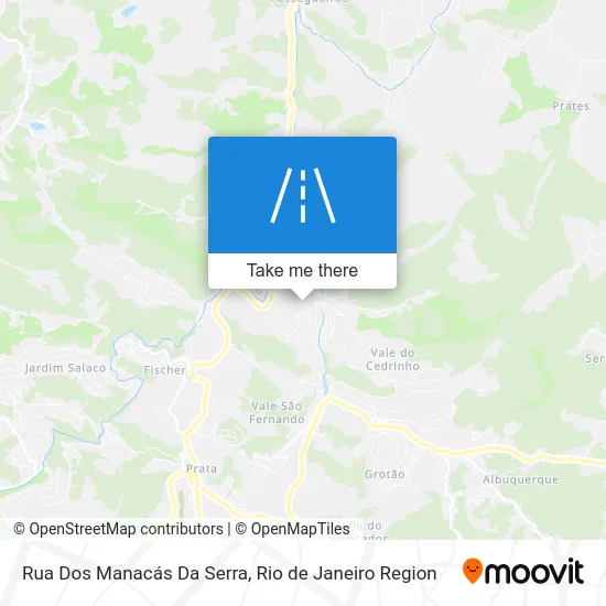 Rua Dos Manacás Da Serra map