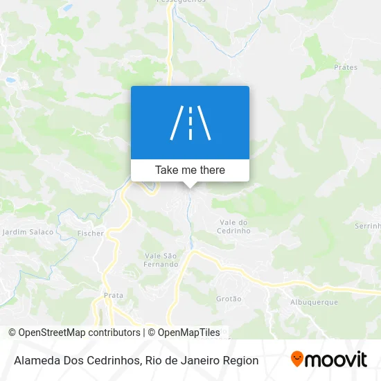 Alameda Dos Cedrinhos map