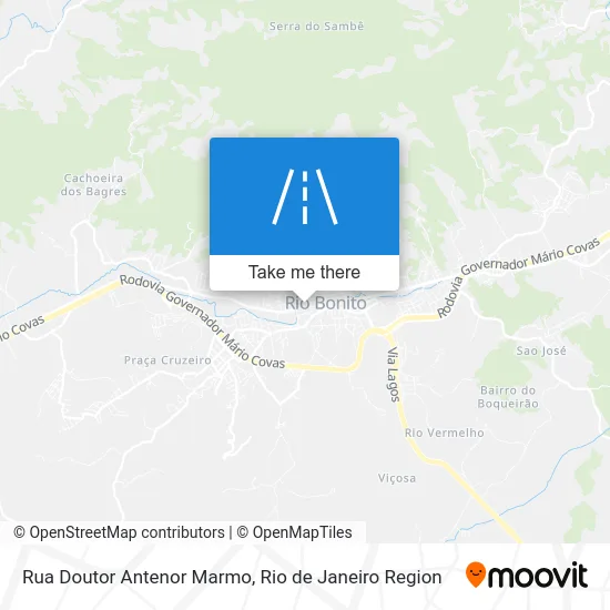 Rua Doutor Antenor Marmo map