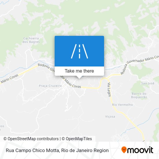 Rua Campo Chico Motta map