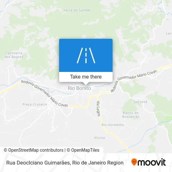 Rua Deoclciano Guimarães map