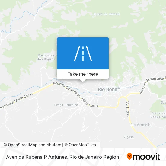 Avenida Rubens P Antunes map