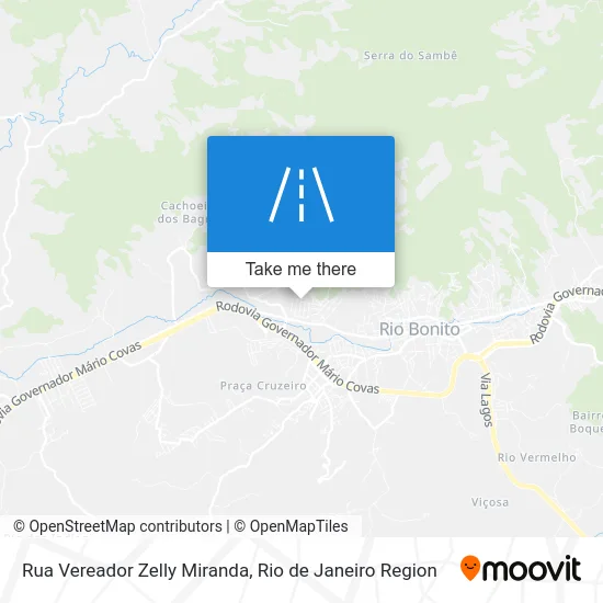 Rua Vereador Zelly Miranda map