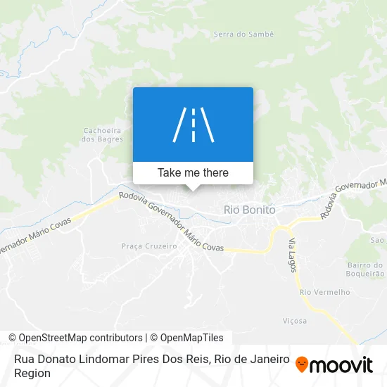 Rua Donato Lindomar Pires Dos Reis map
