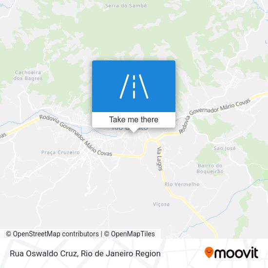 Rua Oswaldo Cruz map