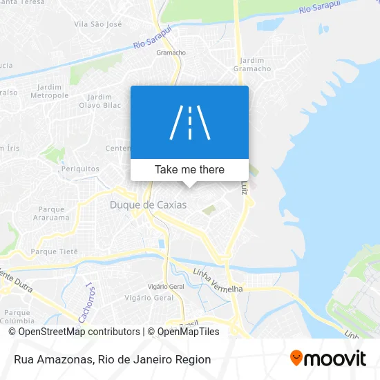 Rua Amazonas map