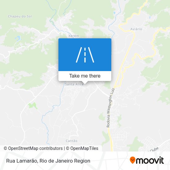 Rua Lamarão map