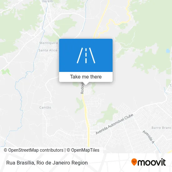 Rua Brasília map