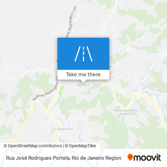 Rua José Rodrigues Portela map