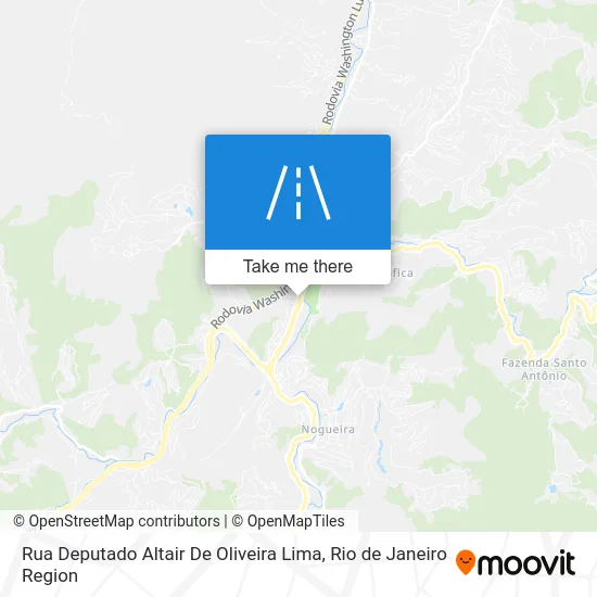 Rua Deputado Altair De Oliveira Lima map