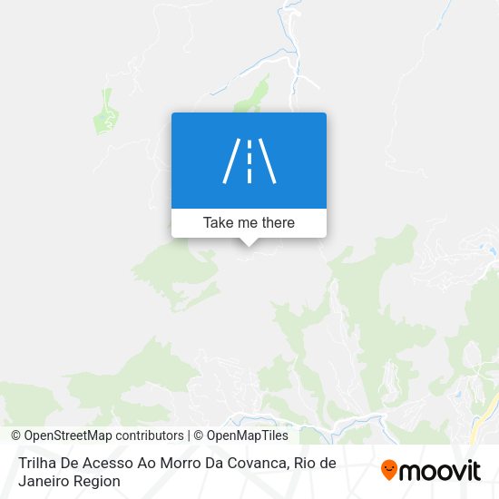 Trilha De Acesso Ao Morro Da Covanca map