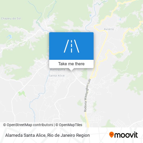 Mapa Alameda Santa Alice