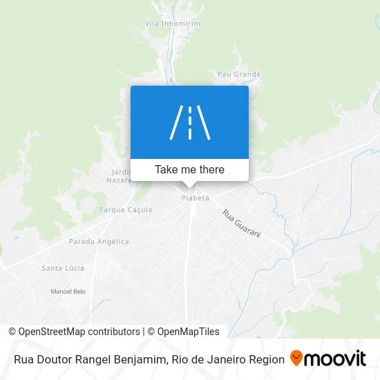 Rua Doutor Rangel Benjamim map