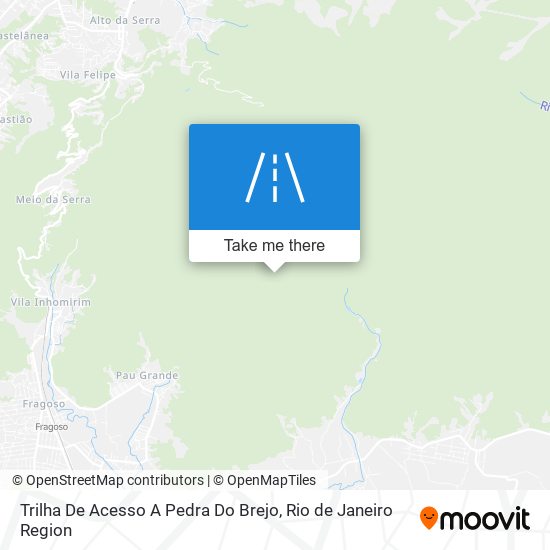 Trilha De Acesso A Pedra Do Brejo map