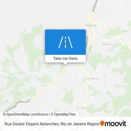 Rua Doutor Edgard Abranches map