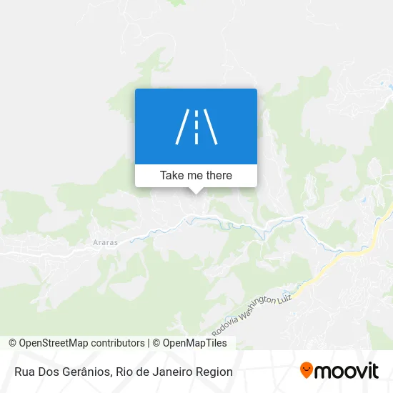 Rua Dos Gerânios map