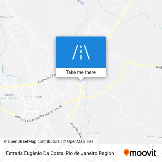 Estrada Eugênio Da Costa map