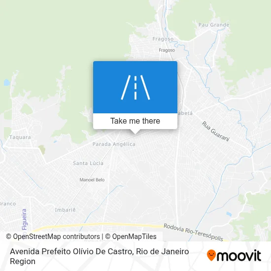 Avenida Prefeito Olívio De Castro map