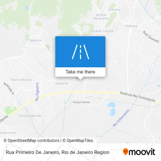Rua Primeiro De Janeiro map