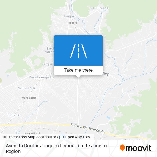 Mapa Avenida Doutor Joaquim Lisboa