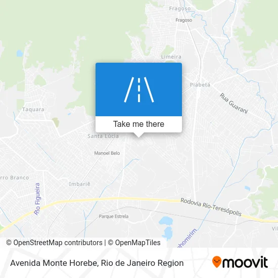 Avenida Monte Horebe map