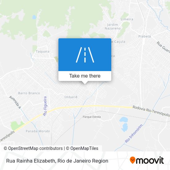 Rua Rainha Elizabeth map