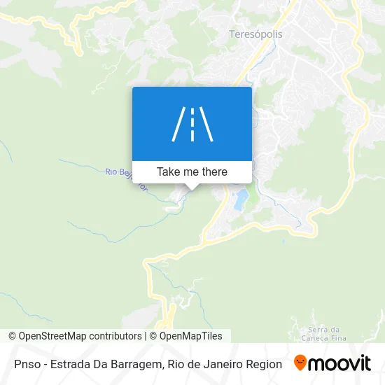 Pnso - Estrada Da Barragem map