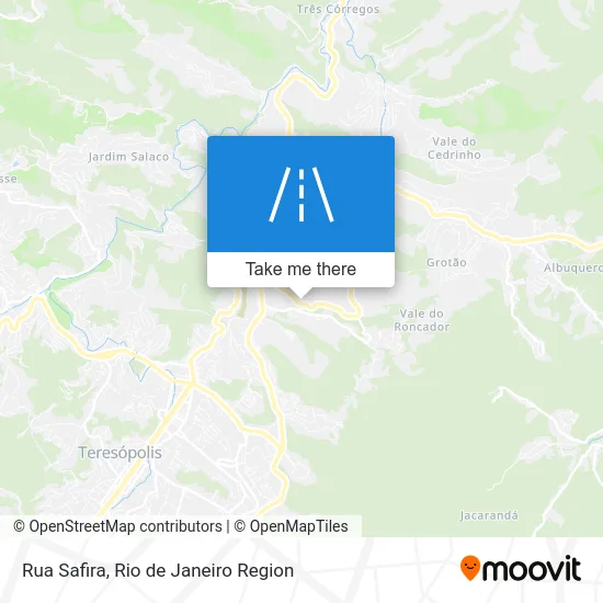 Rua Safira map