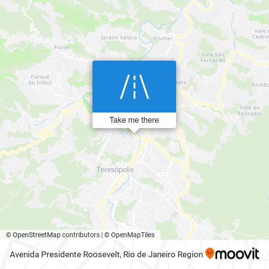 Mapa Avenida Presidente Roosevelt