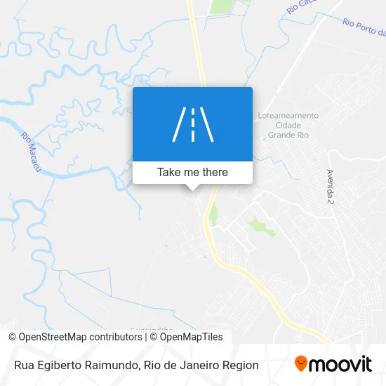 Rua Egiberto Raimundo map