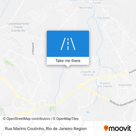 Rua Marins Coutinho map