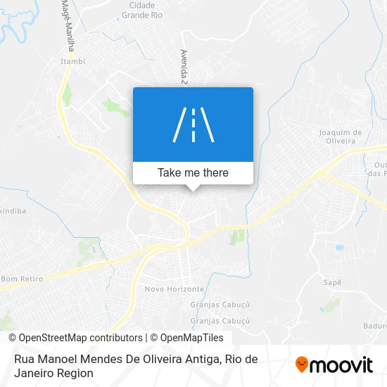 Rua Manoel Mendes De Oliveira Antiga map