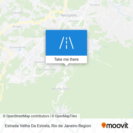 Estrada Velha Da Estrela map