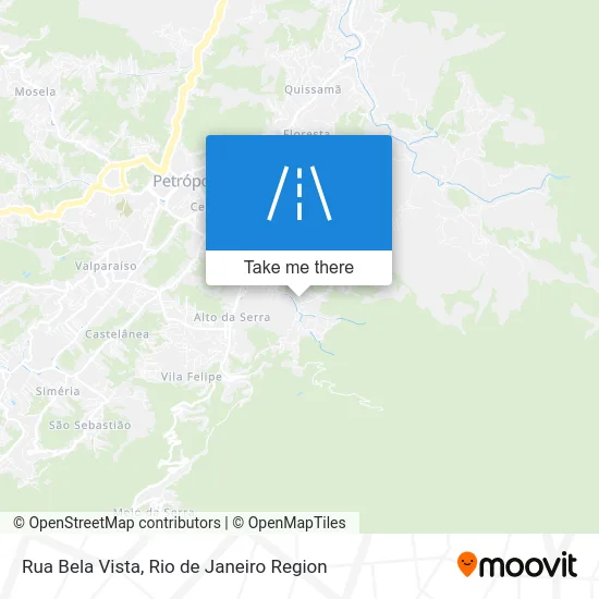 Rua Bela Vista map