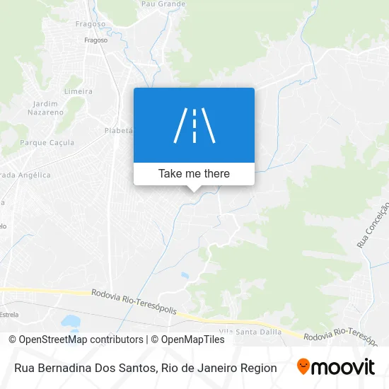 Rua Bernadina Dos Santos map