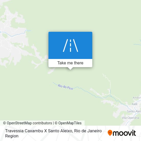 Travessia Caxambu X Santo Aleixo map