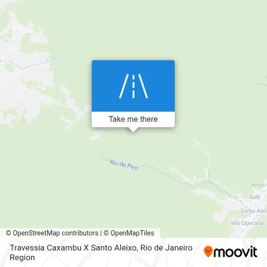 Travessia Caxambu X Santo Aleixo map