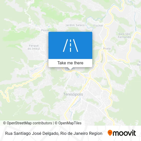 Rua Santiago José Delgado map
