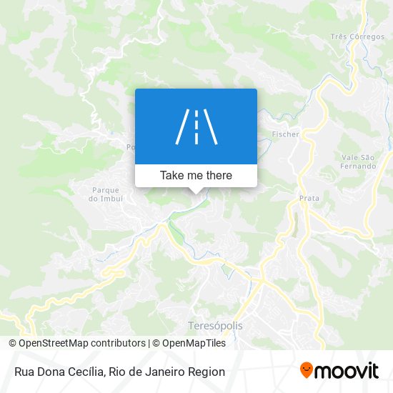 Mapa Rua Dona Cecília