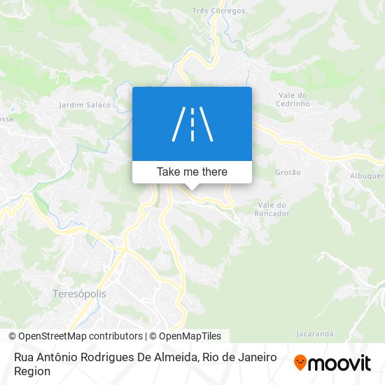 Mapa Rua Antônio Rodrigues De Almeida