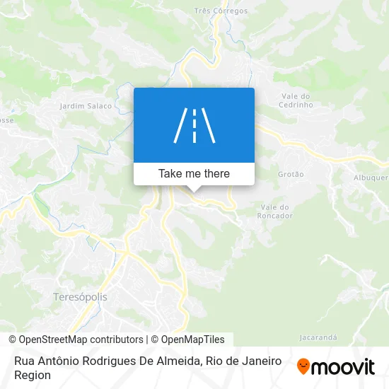 Rua Antônio Rodrigues De Almeida map