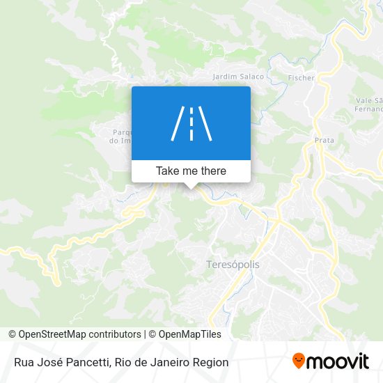 Rua José Pancetti map