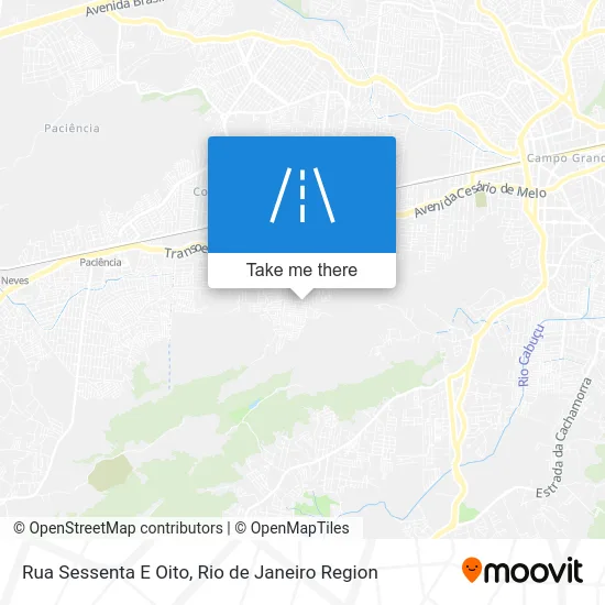 Rua Sessenta E Oito map