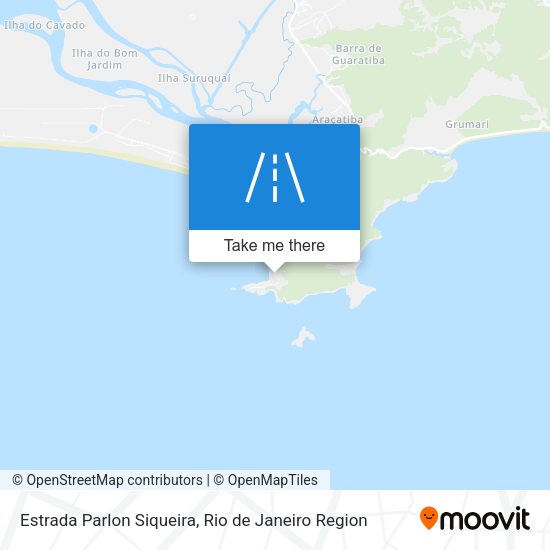 Estrada Parlon Siqueira map