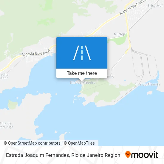 Estrada Joaquim Fernandes map